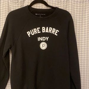 Pure barre location sweatshirt — like new!